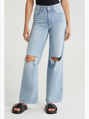 PAIGE high rise Wide-Leg Jeans